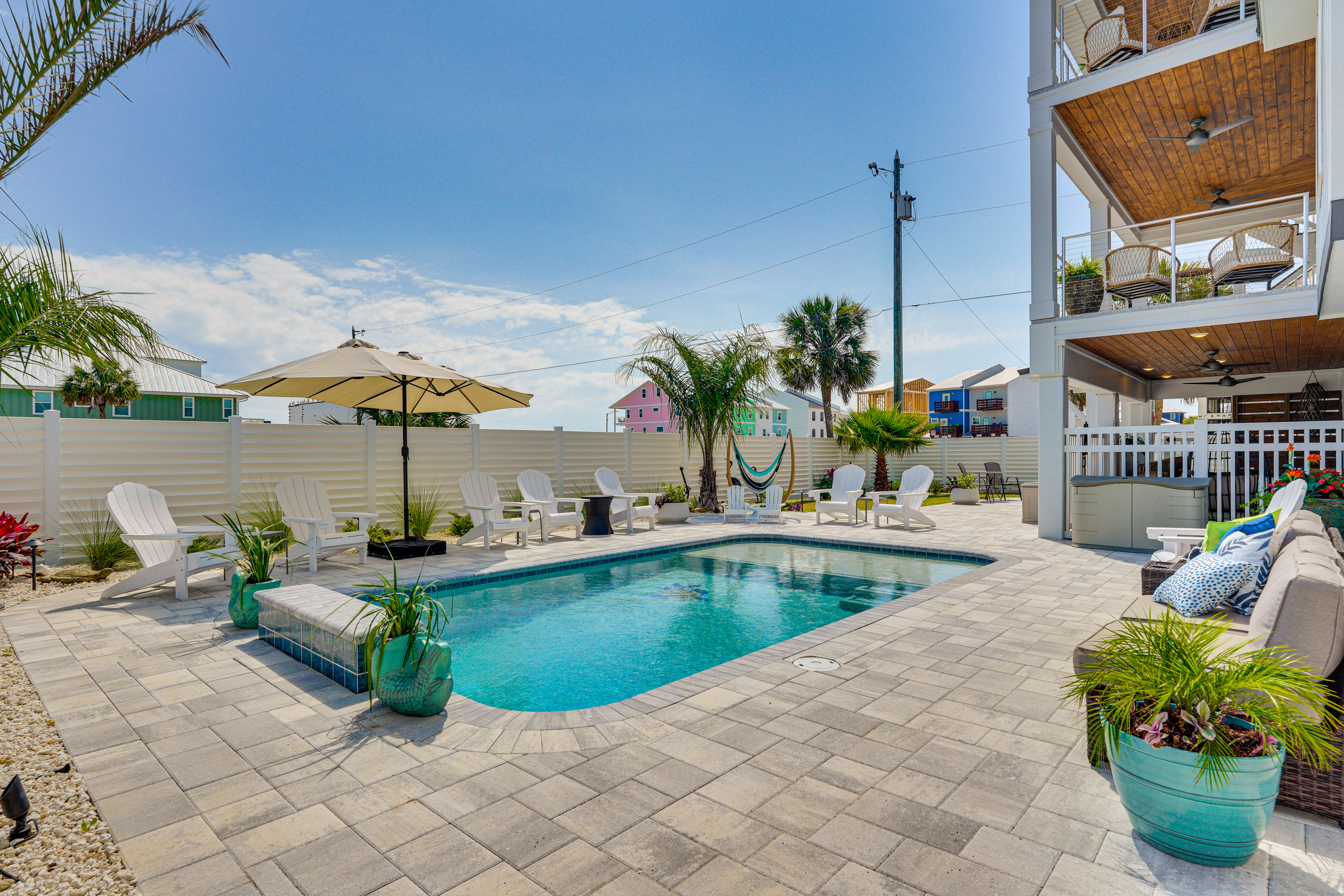 Property Image 1 - Rooftop Deck & Hot Tub: Mexico Beach Home!