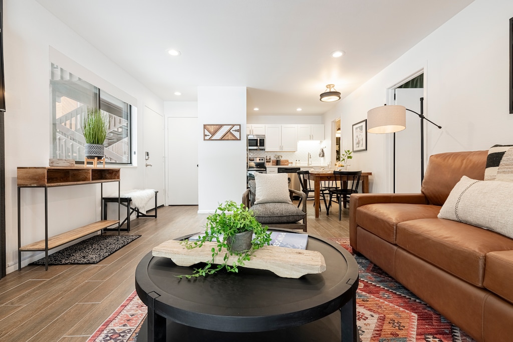 Entry into living area