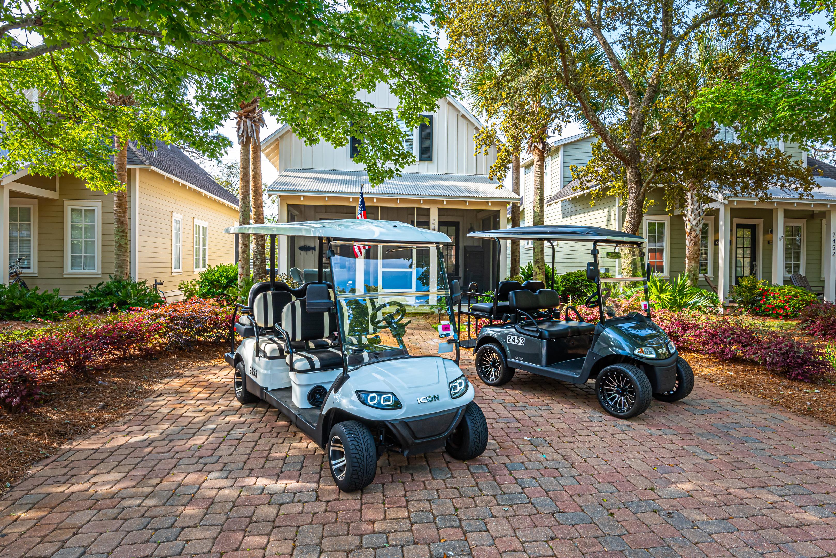 Home with 2 Golf Carts