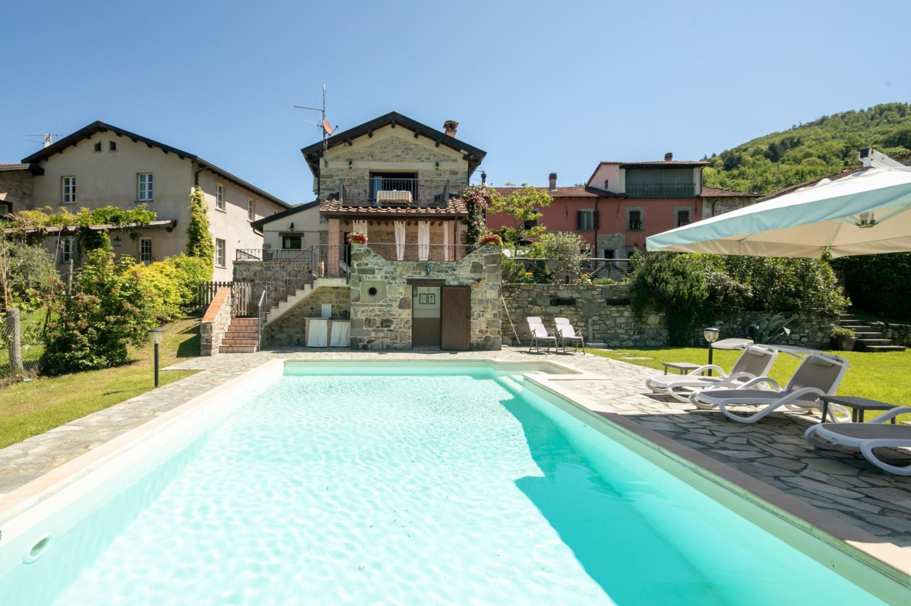 Property Image 1 - Country house in hamlet with outbuilding  private pool and garden-Casale Fivizzano
