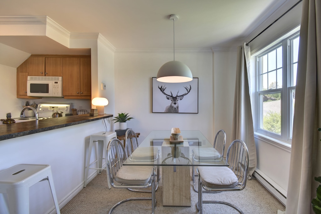 cette table a manger peut accueillir jusqu'à 4 personnes 