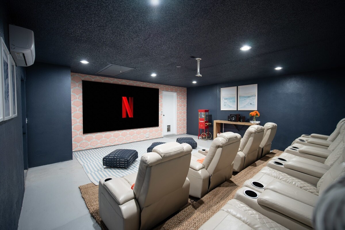 Step into a world of cinematic enchantment with our state-of-the-art theater room. Get ready to be captivated by the ultimate movie-watching experience, right in the comfort of your own home.