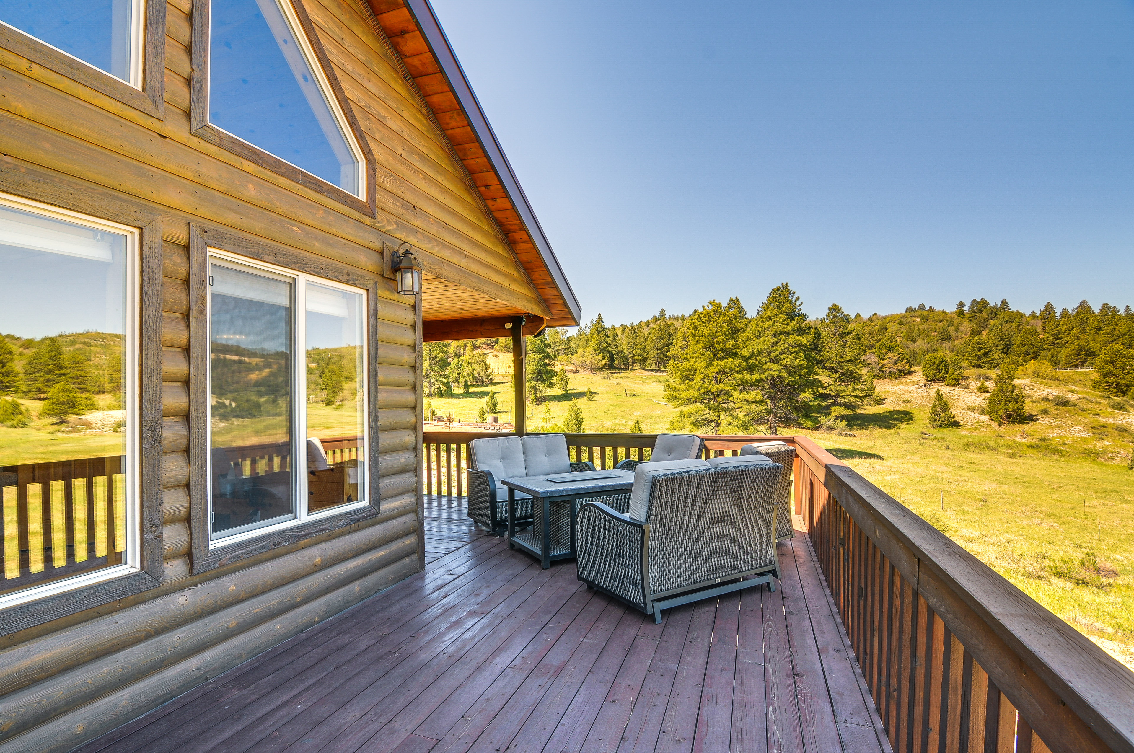 Property Image 2 - Alton Cabin w/ Wraparound Deck, Forest Views