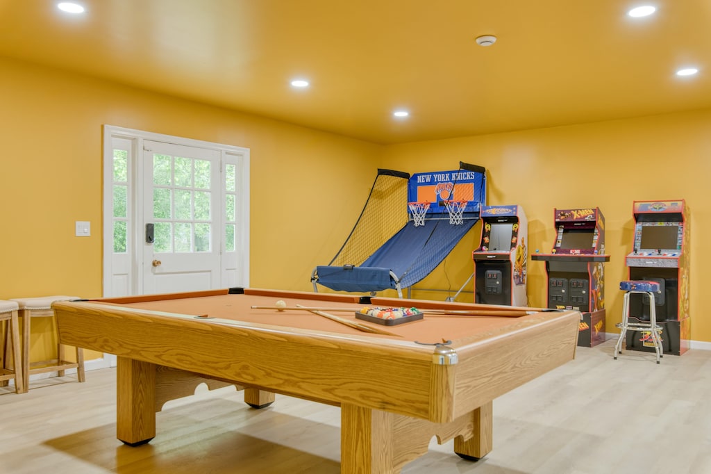 Endless fun awaits in our game room.