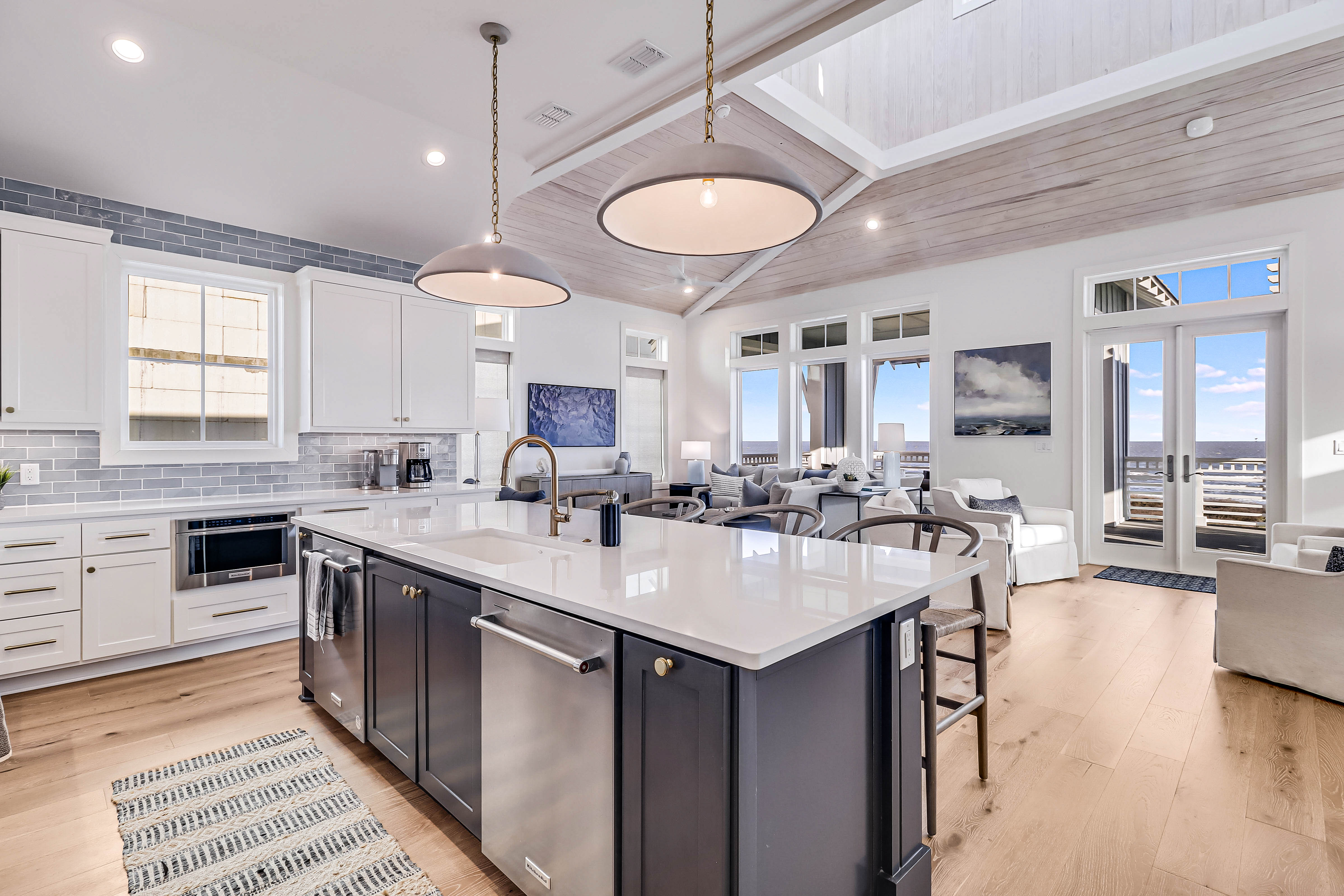 Kitchen with Gulf Views, 3rd Floor. 