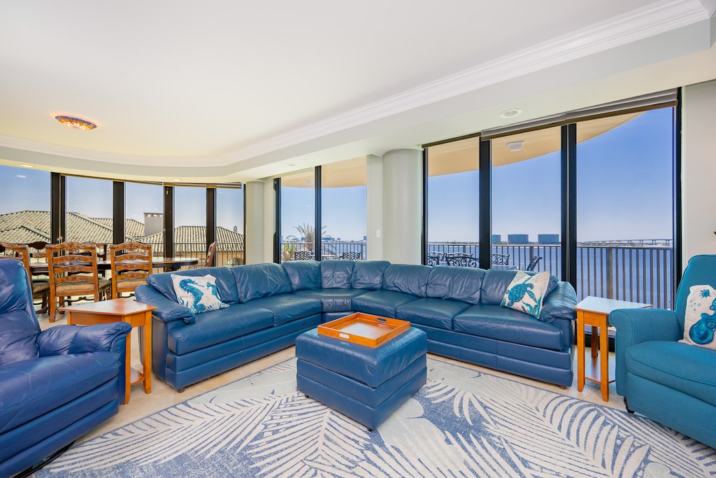 Poseidon House, Phoenix on the Bay 1333 Orange Beach, Alabama, bay front, 5 bedroom condominium