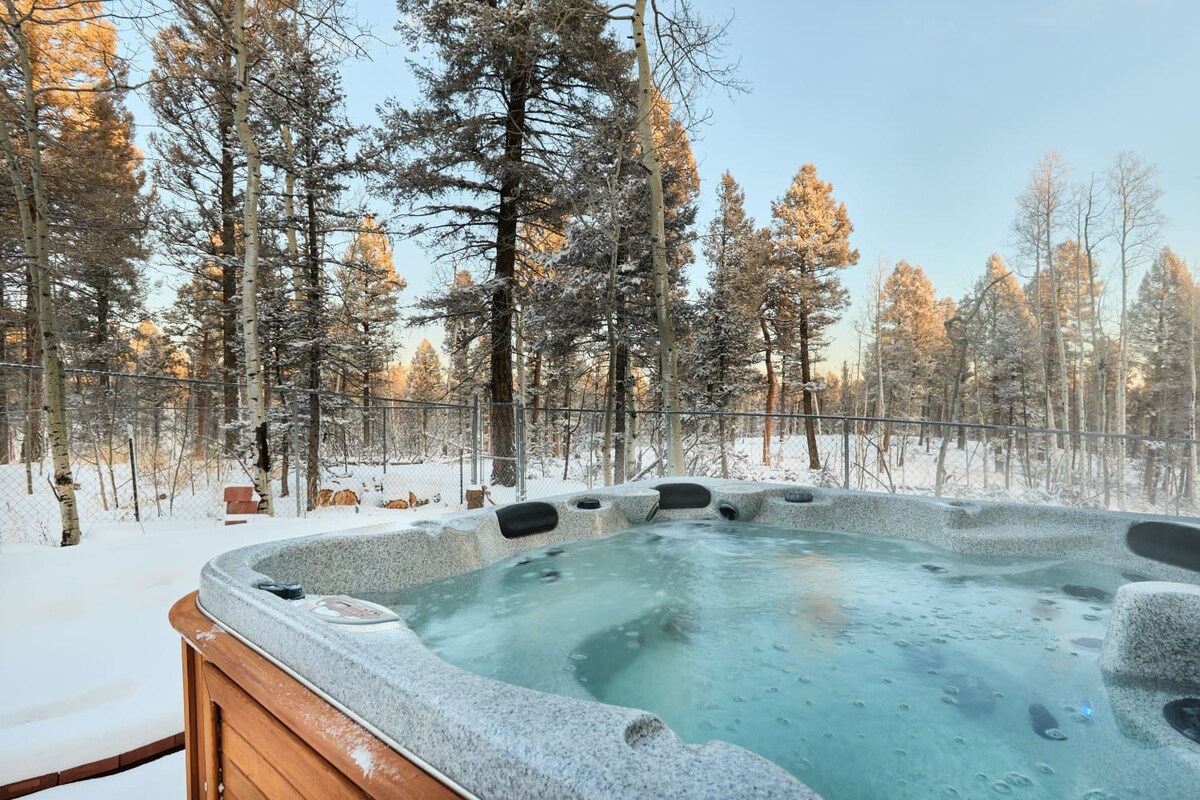 A view of the hot tub!