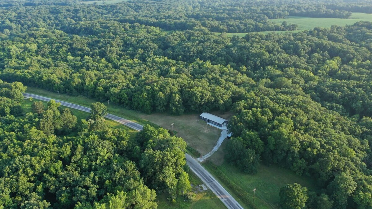 Aerial view of the property!