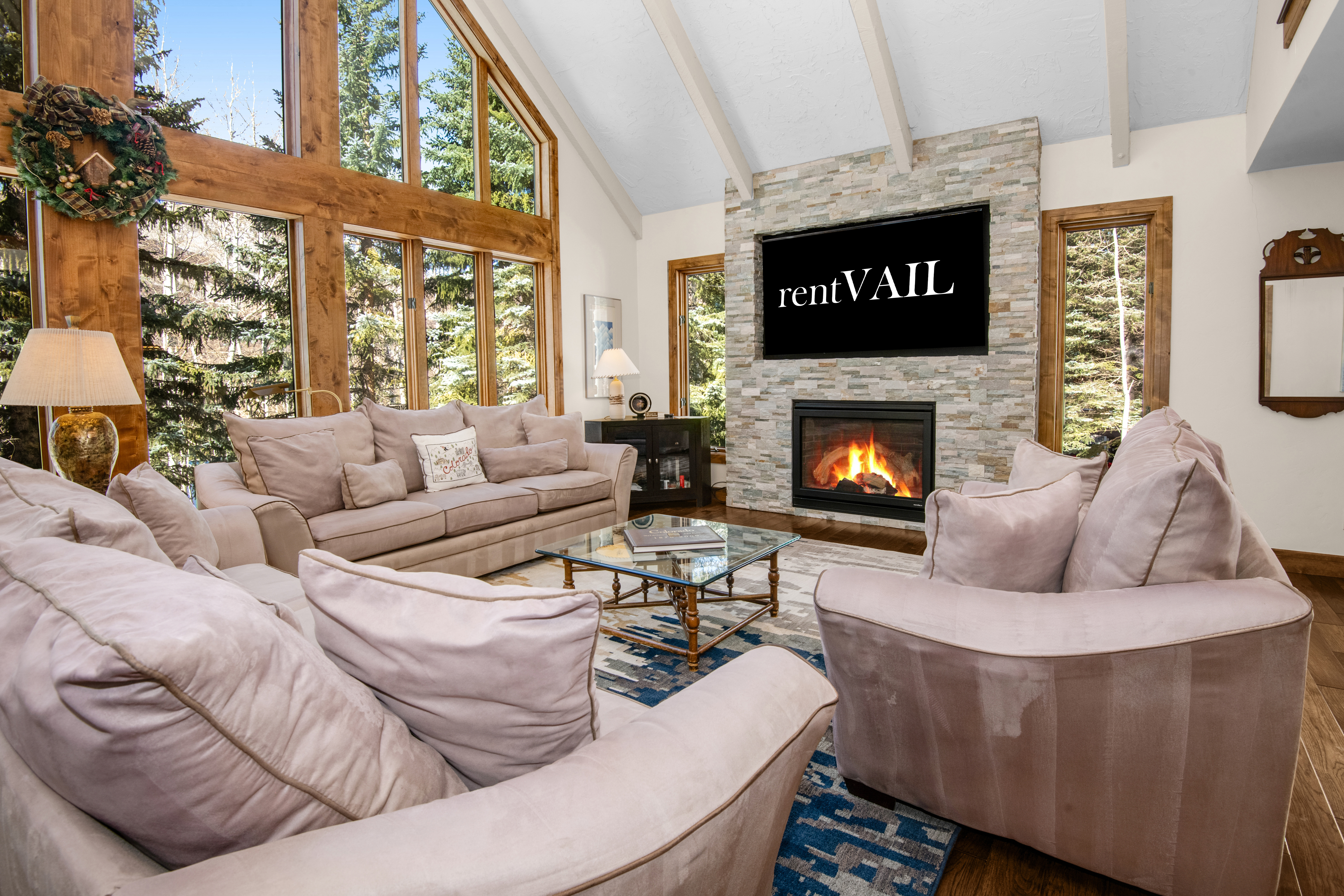 Living Room w/ Fireplace