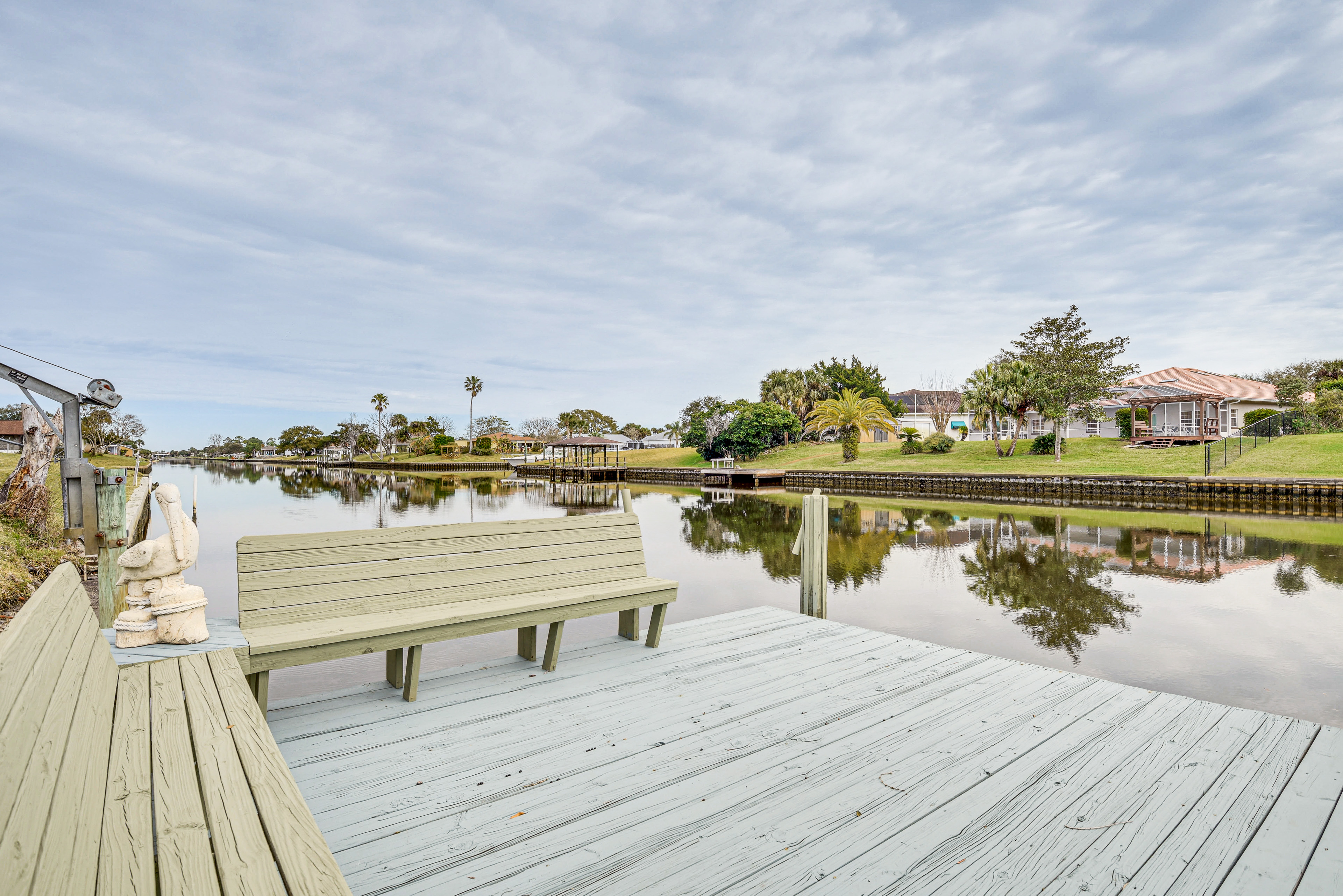 Property Image 2 - Canal-Front Palm Coast Home: Dock & Outdoor Pool!