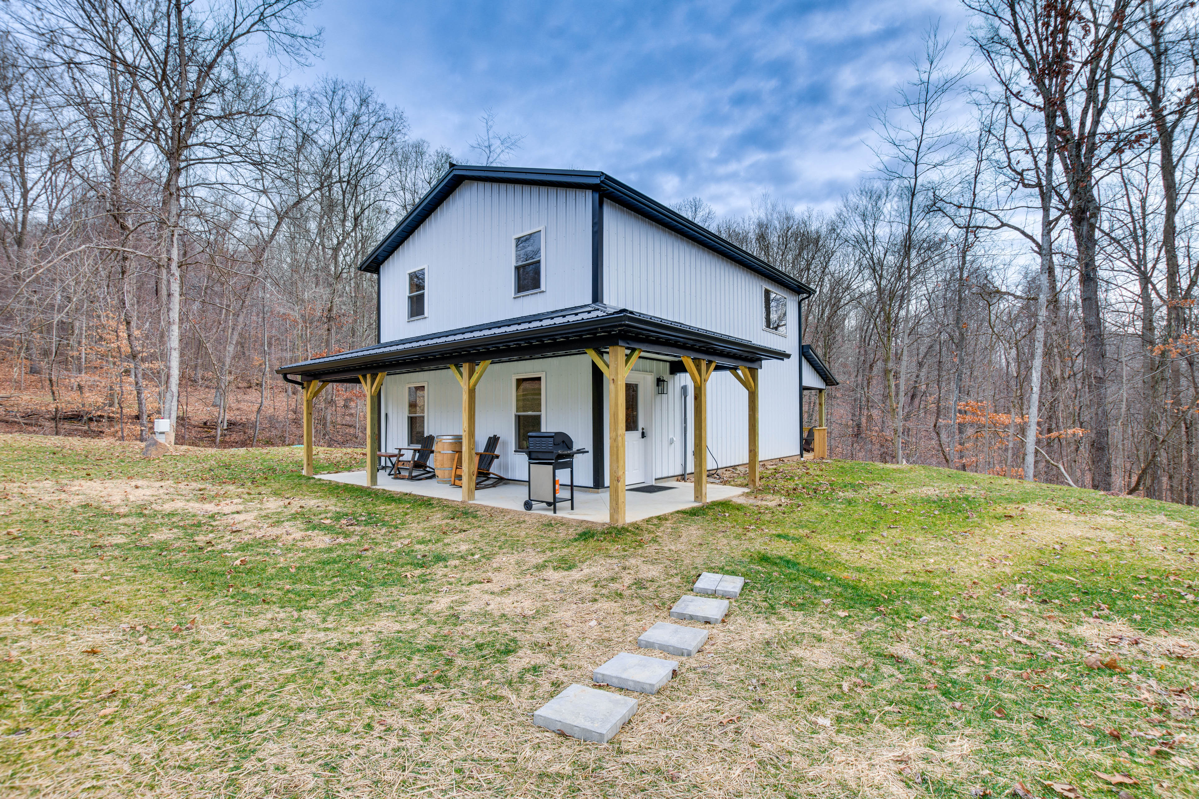 Property Image 1 - Modern Salineville Cabin on 13 Acres w/ Fire Pit!