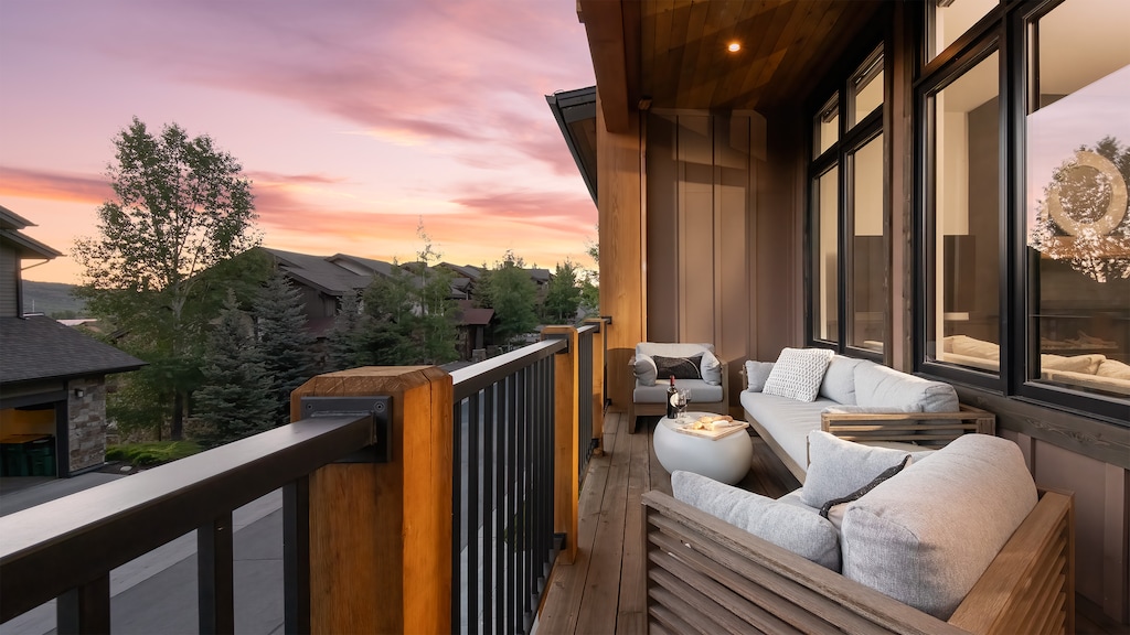 Patio, Main Level - Enjoy the sunset from your cozy patio