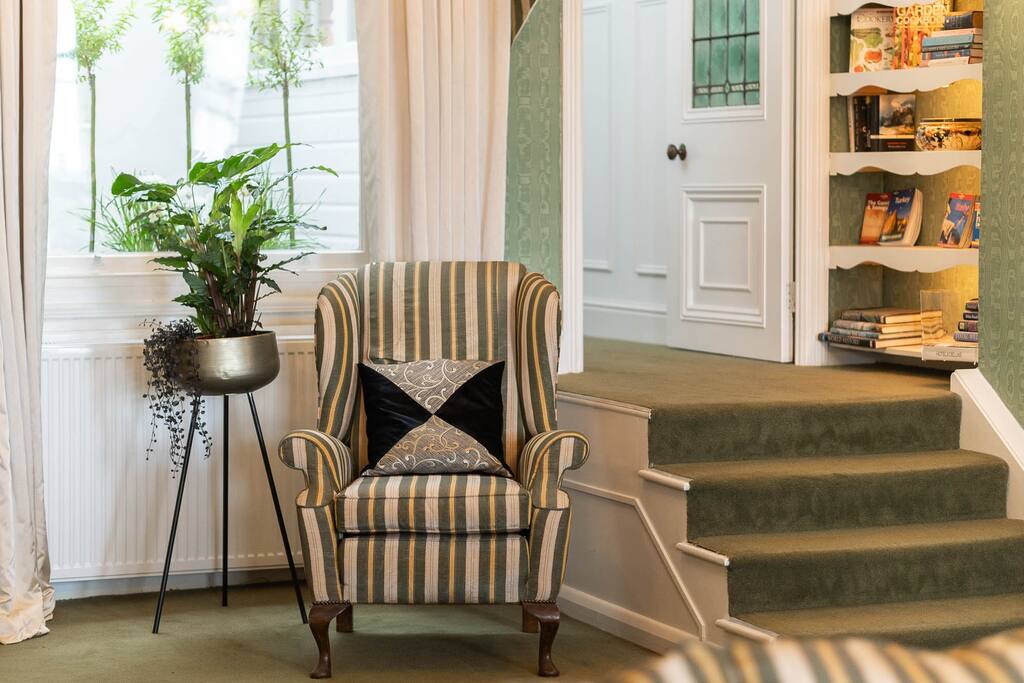 The sociable spaces are thoughtfully decorated