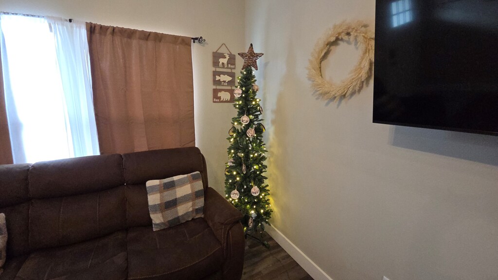 Holiday decorations may vary from year to year and are typically displayed from November to December