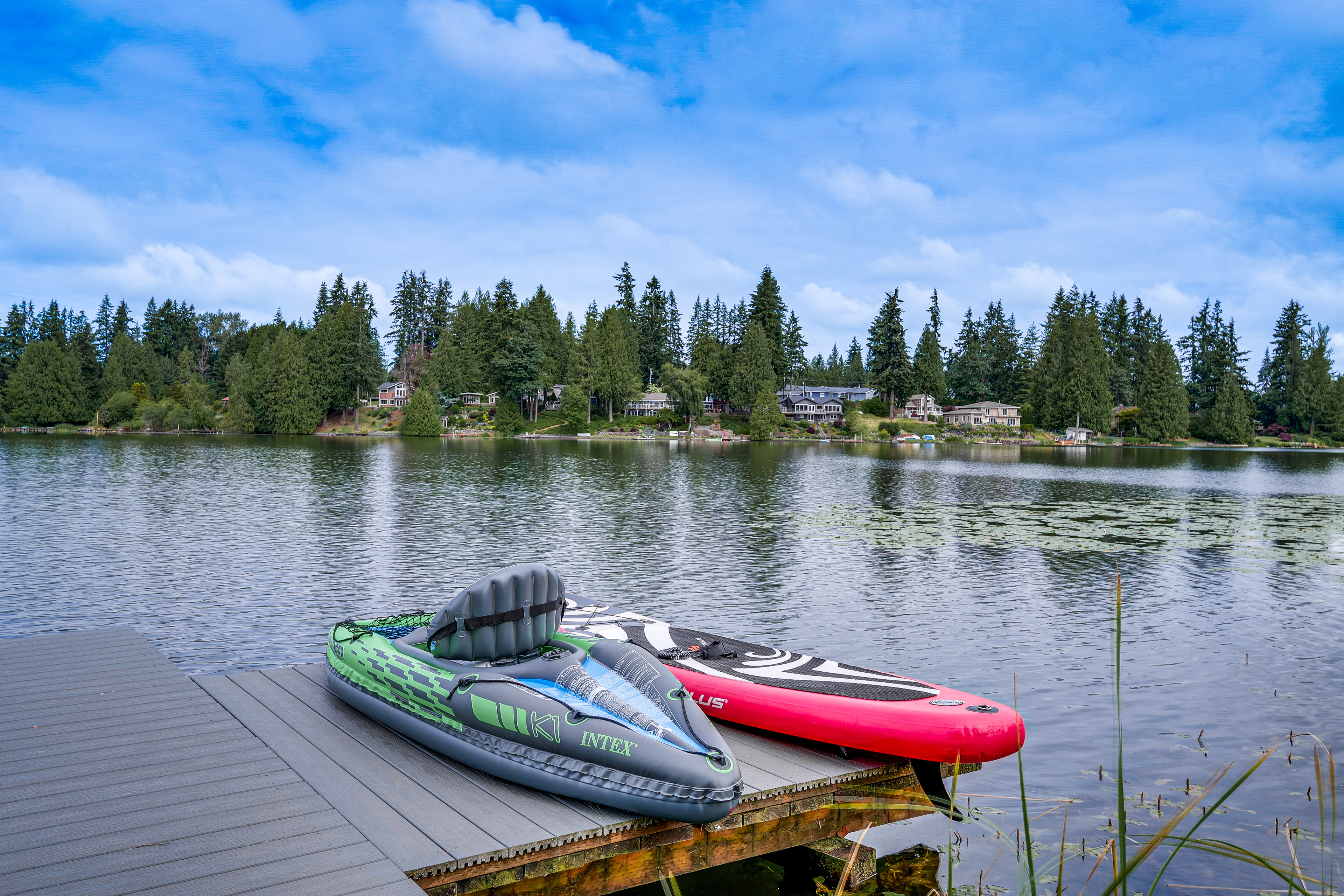 Property Image 1 - Lakefront Lynnwood Home w/ Balconies & Shared Dock