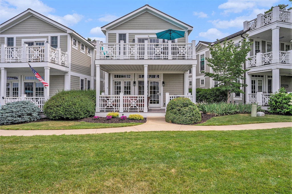 The Back of Our Vacation Rental Home Faces The Kalamazoo River