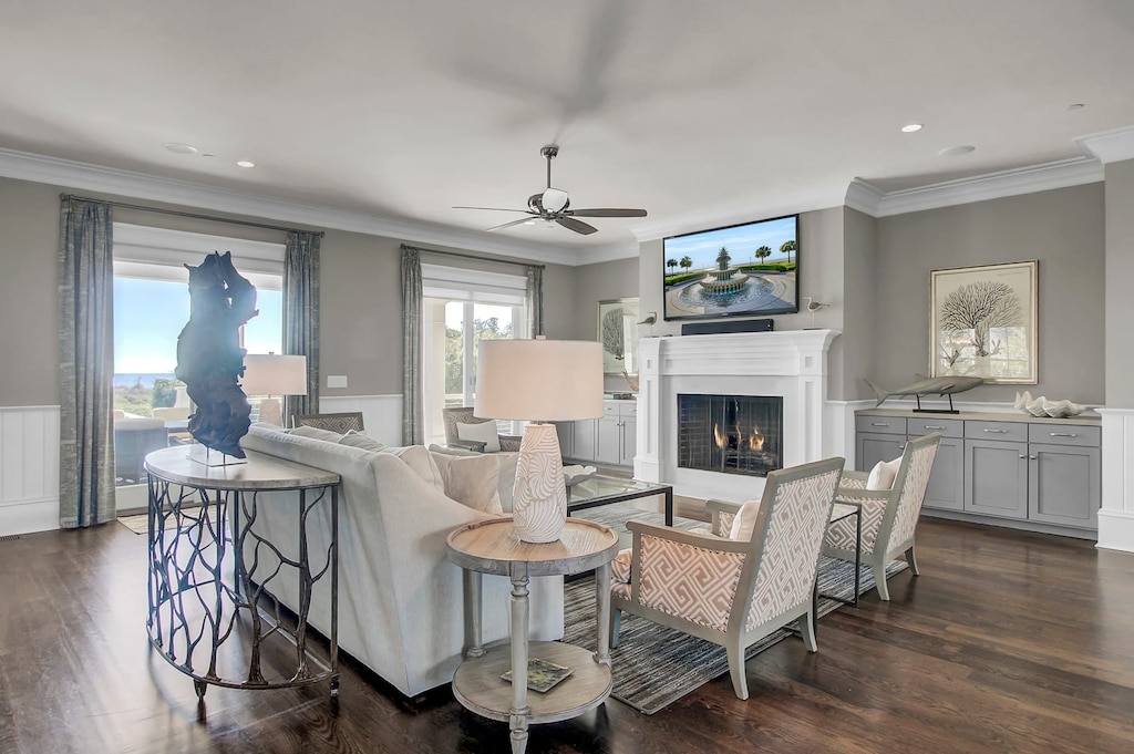 Stylish living area.