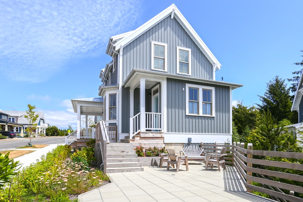 Patio with outdoor seating