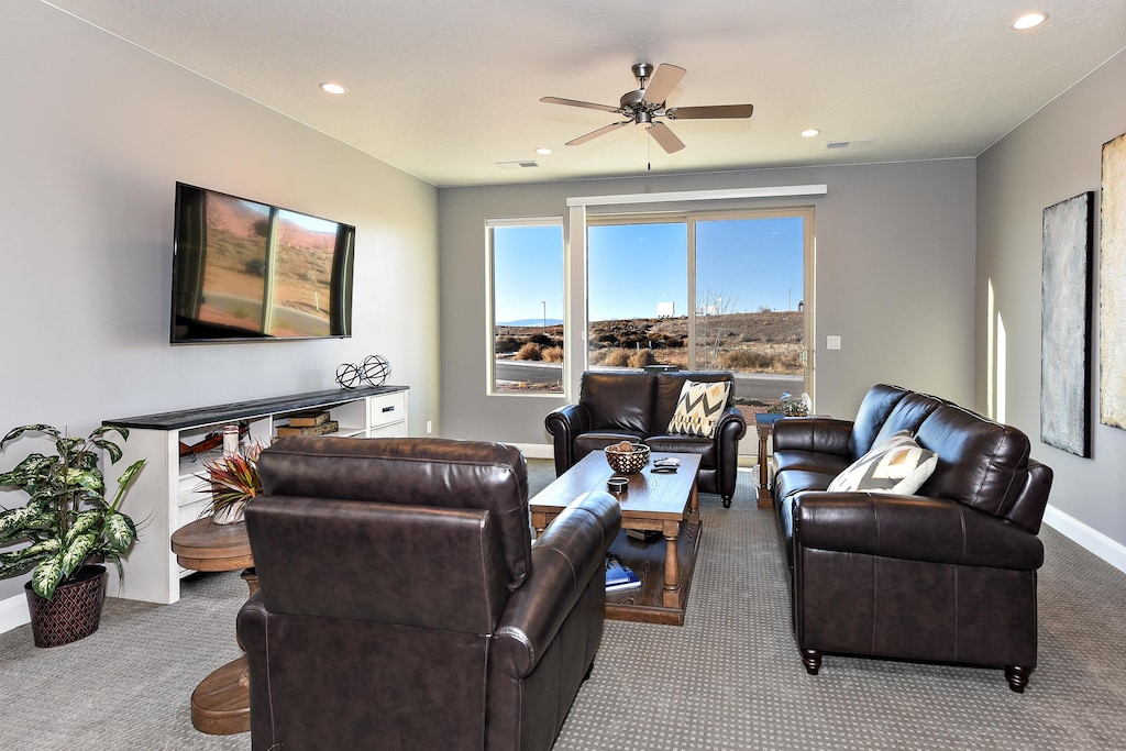 Relax in the Living Room and watch your favorite TV show or stream your favorite Netflix movie.