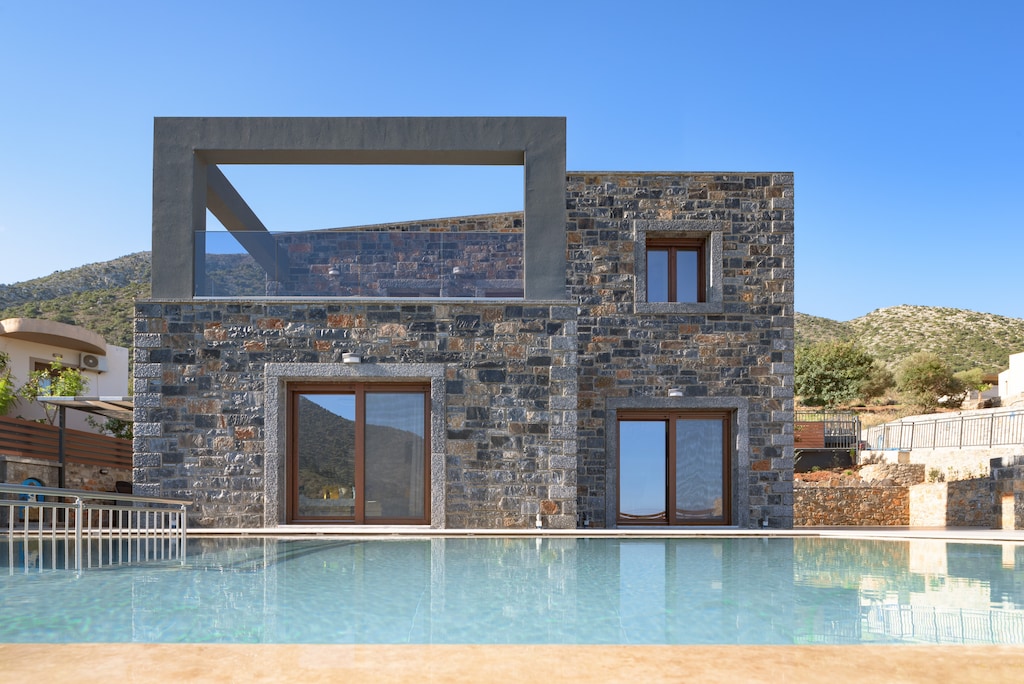 Sophisticated pool surroundings offering a sense of tranquility.  
