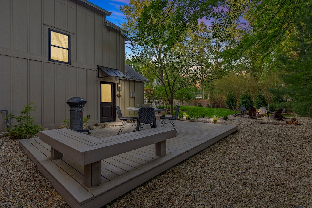 Finding peace in my little outdoor oasis!