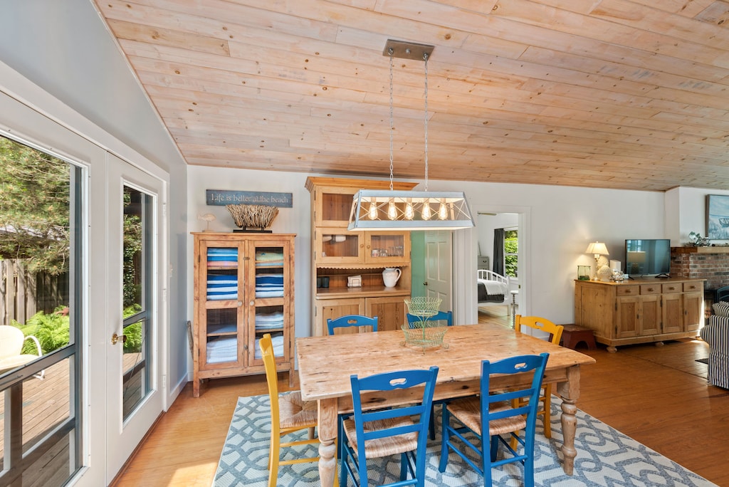 Enjoy the beauty of Harbor Country with large windows throughout the home.