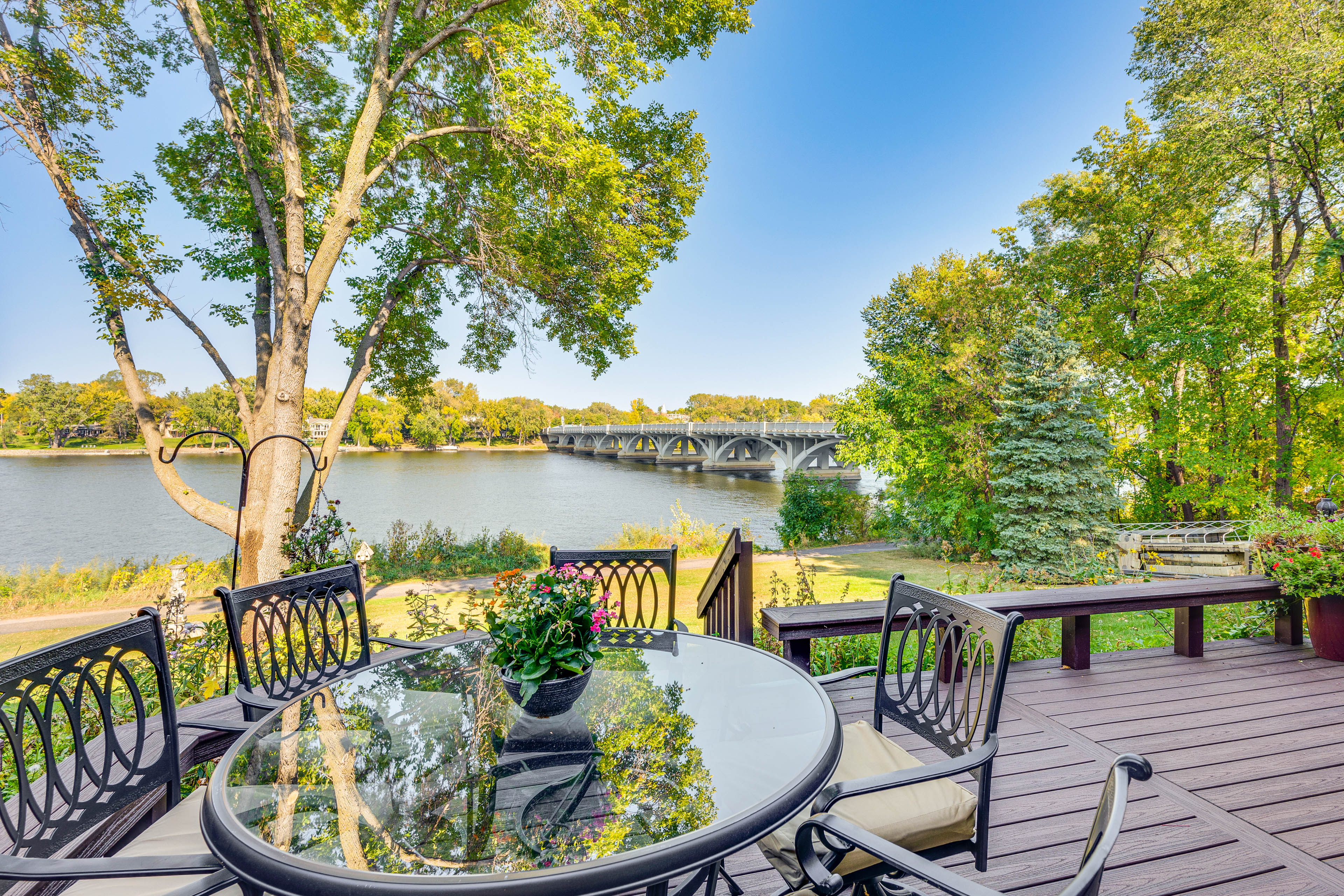 Property Image 2 - Riverfront Champlin Townhome w/ Deck & Water View!