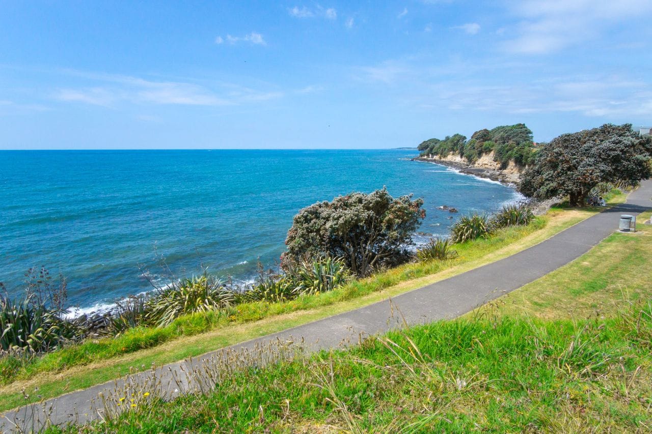 Sea Breeze On Belt By Coastal Walkway