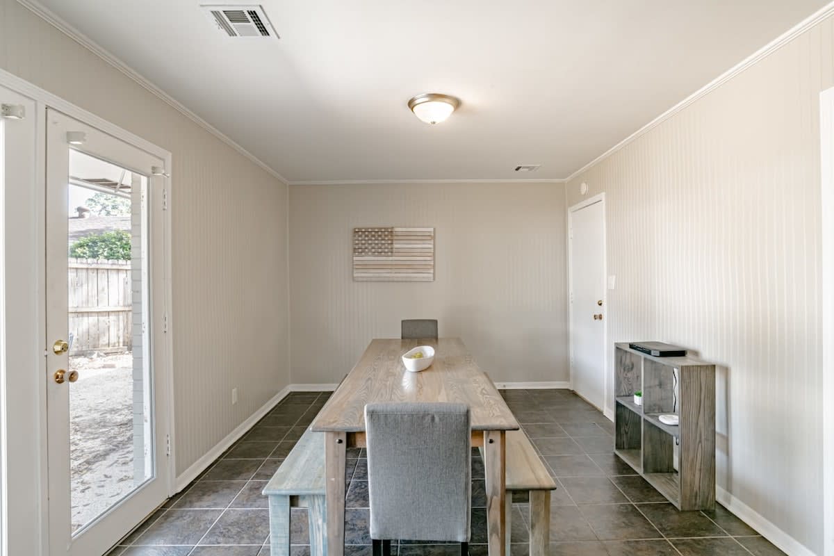 Farm Table in Dining Room