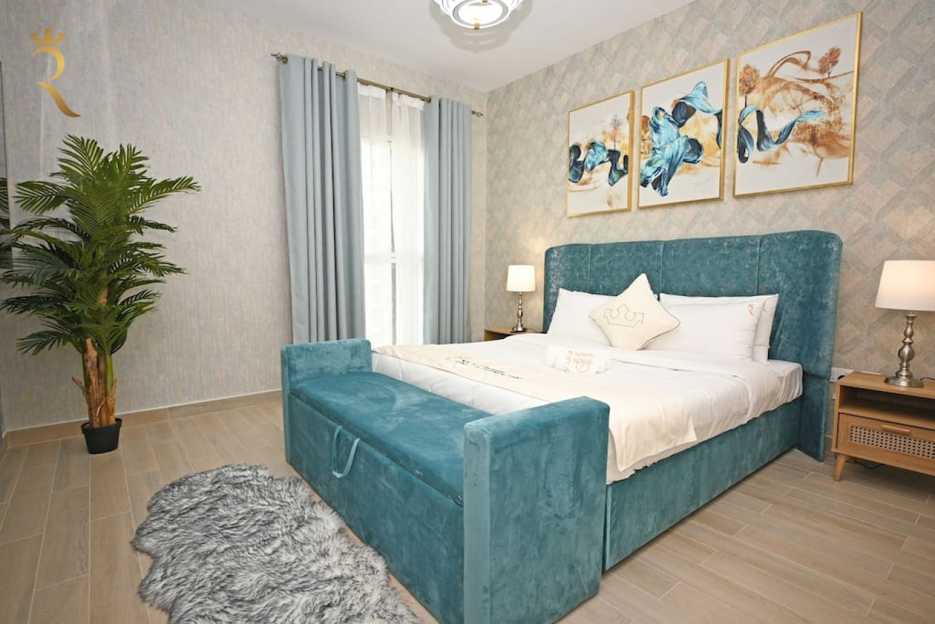 Property Image 2 - Elegant Turquoise Retreat: 2BR Yas Island Haven