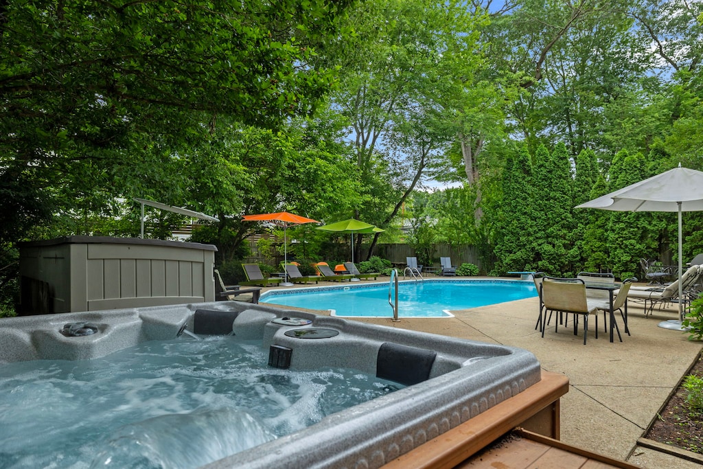 Pool or hot tub? Why not try both!