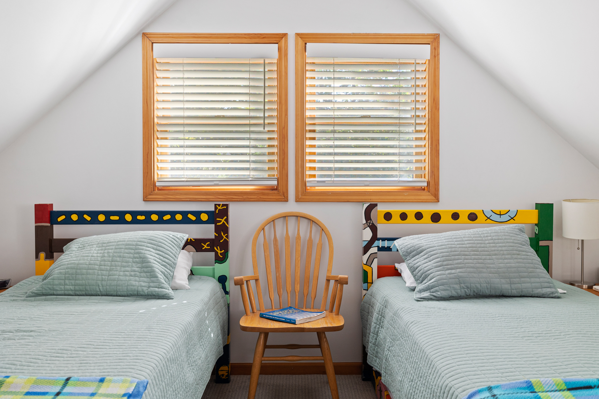 Bedroom 5 is on the upper level & has 2 twin-size beds.