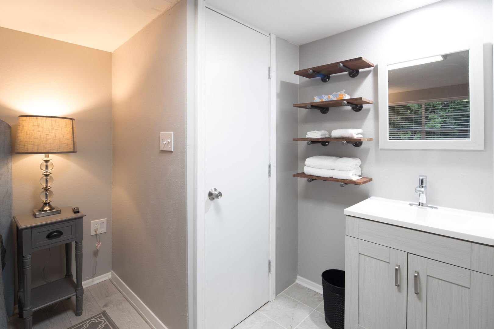 Second bathroom vanity area