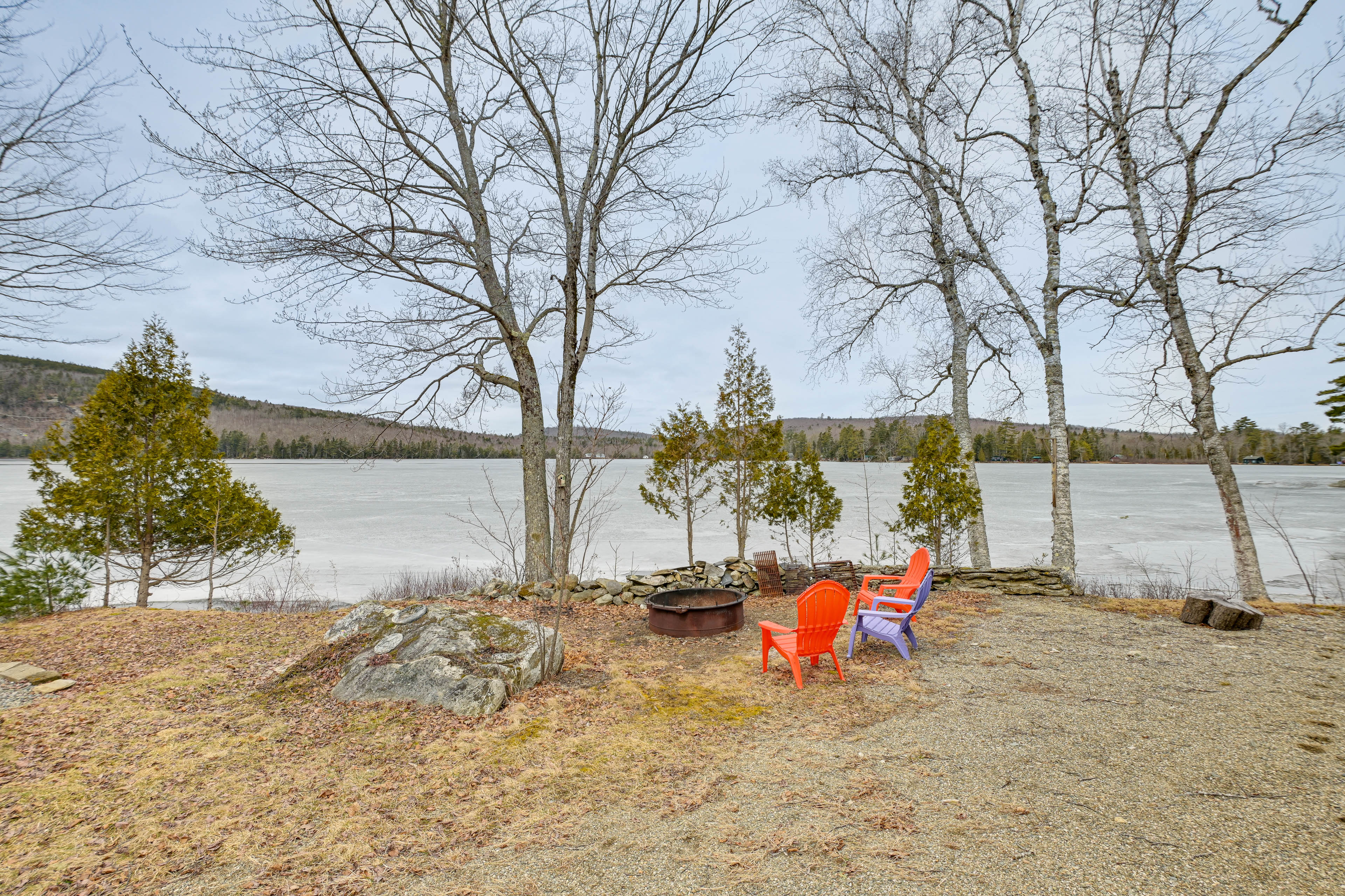 Property Image 2 - Lakefront Bucksport Home w/ Fire Pit + Gas Grill!