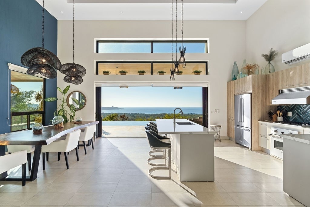 Open Layout Kitchen and Dining Room