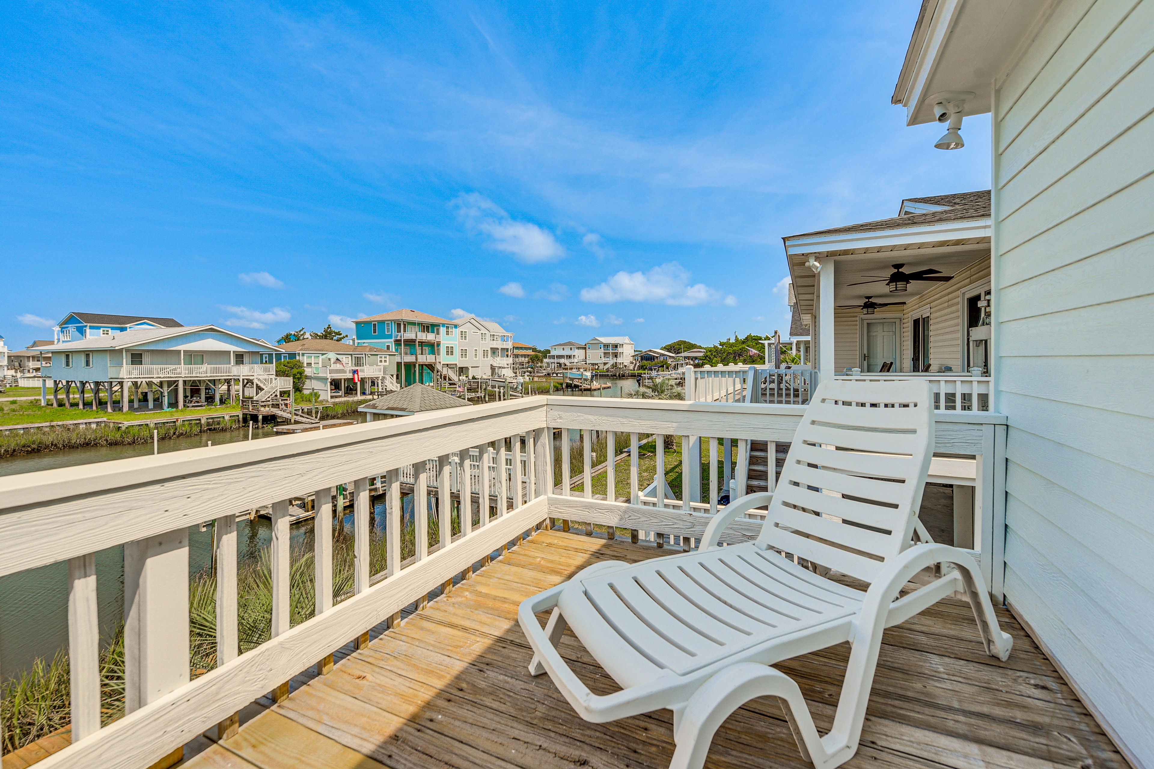 Canal-Front Home w/ Deck: Walk to Holden Beach!