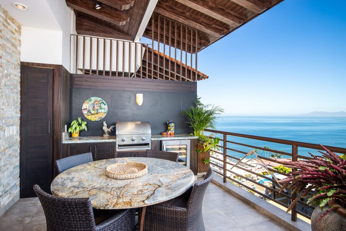 Terrace Dining Area with View West