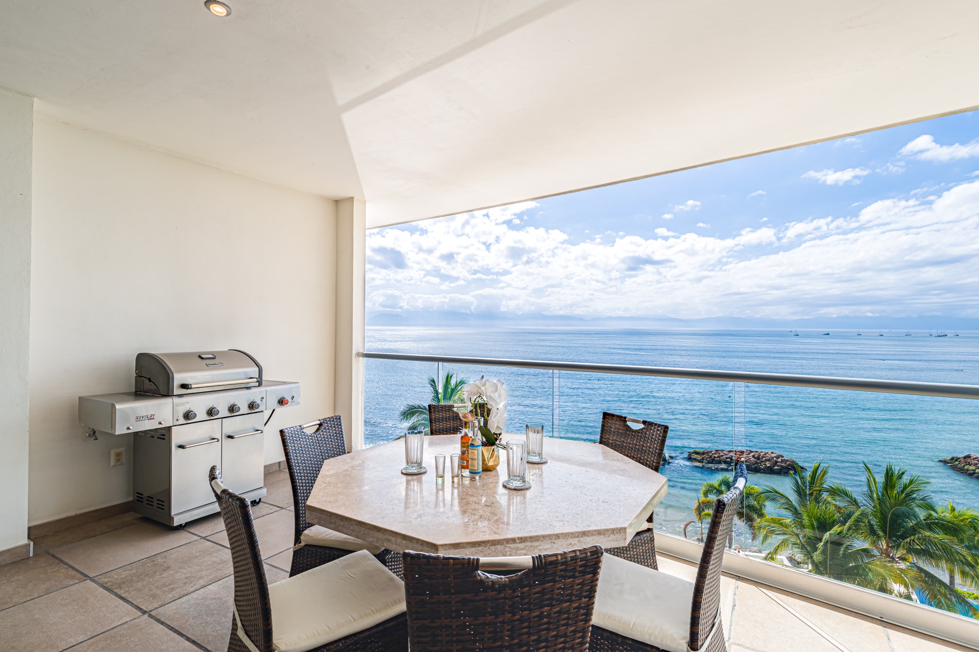 Enjoy Ocean Front Views on this large private balcony