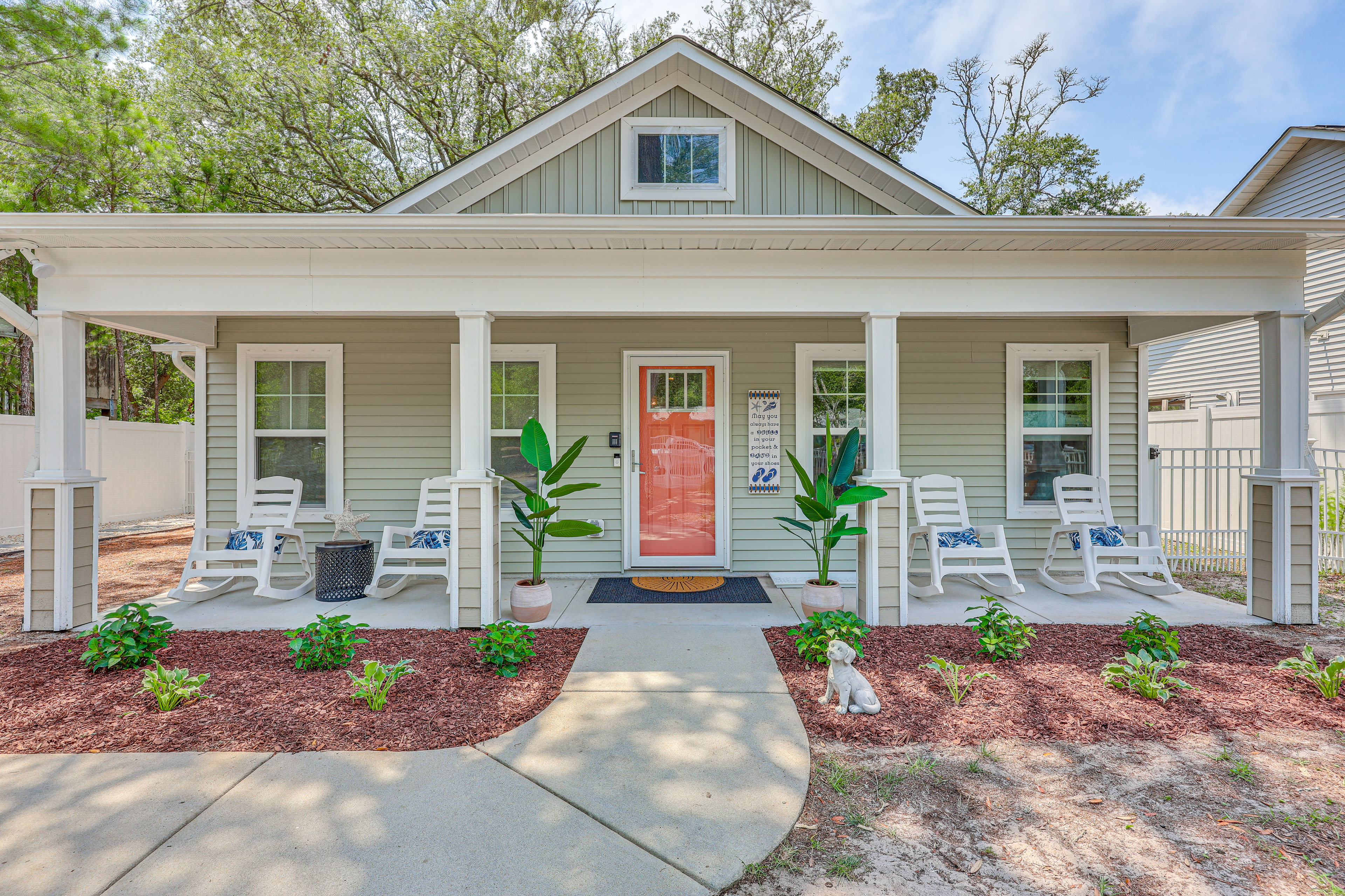 Property Image 1 - Oak Island Home w/ Screened Porch: Walk to Beach!