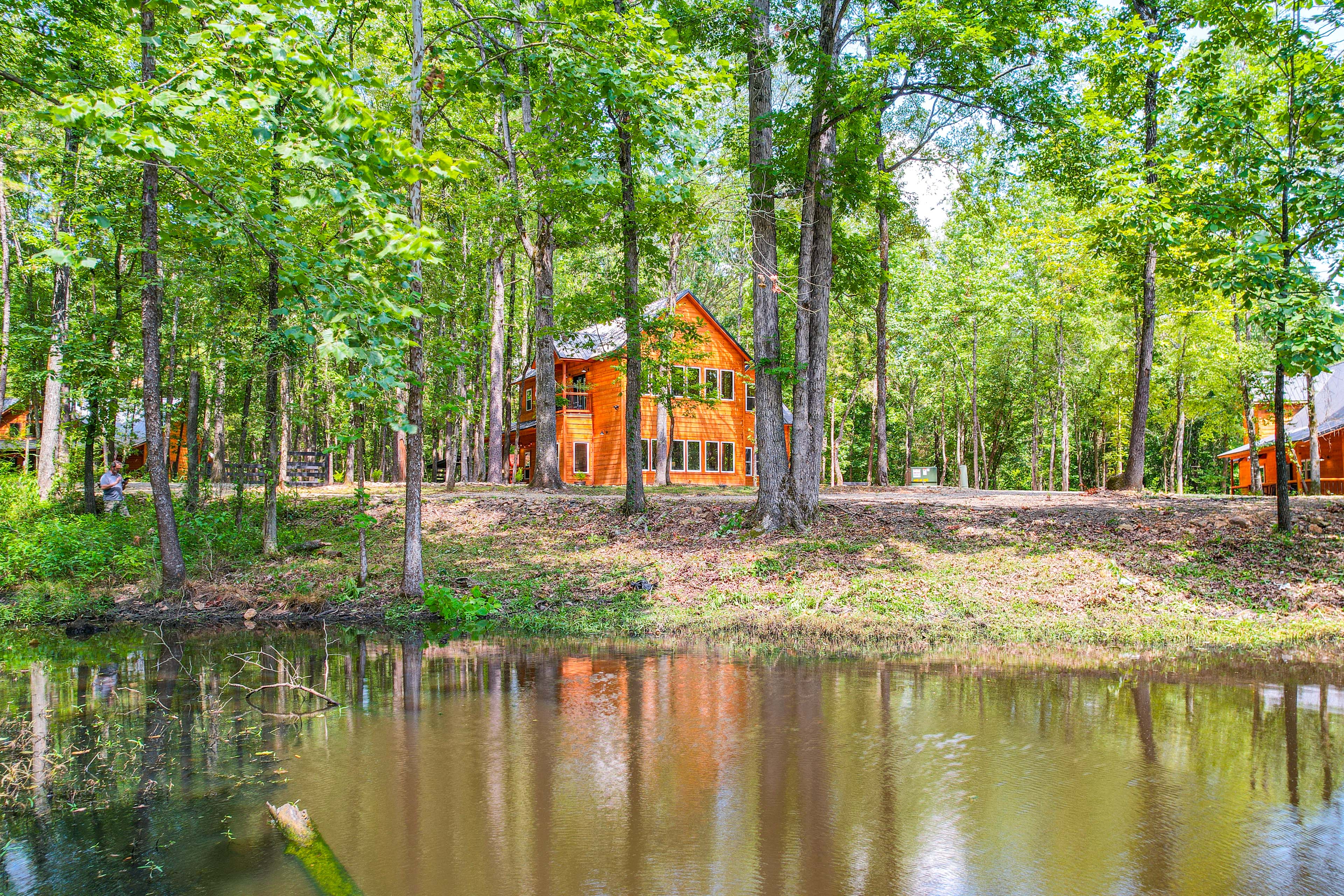 Property Image 1 - Broken Bow Cabin w/ Private Fire Pit & Hot Tub!