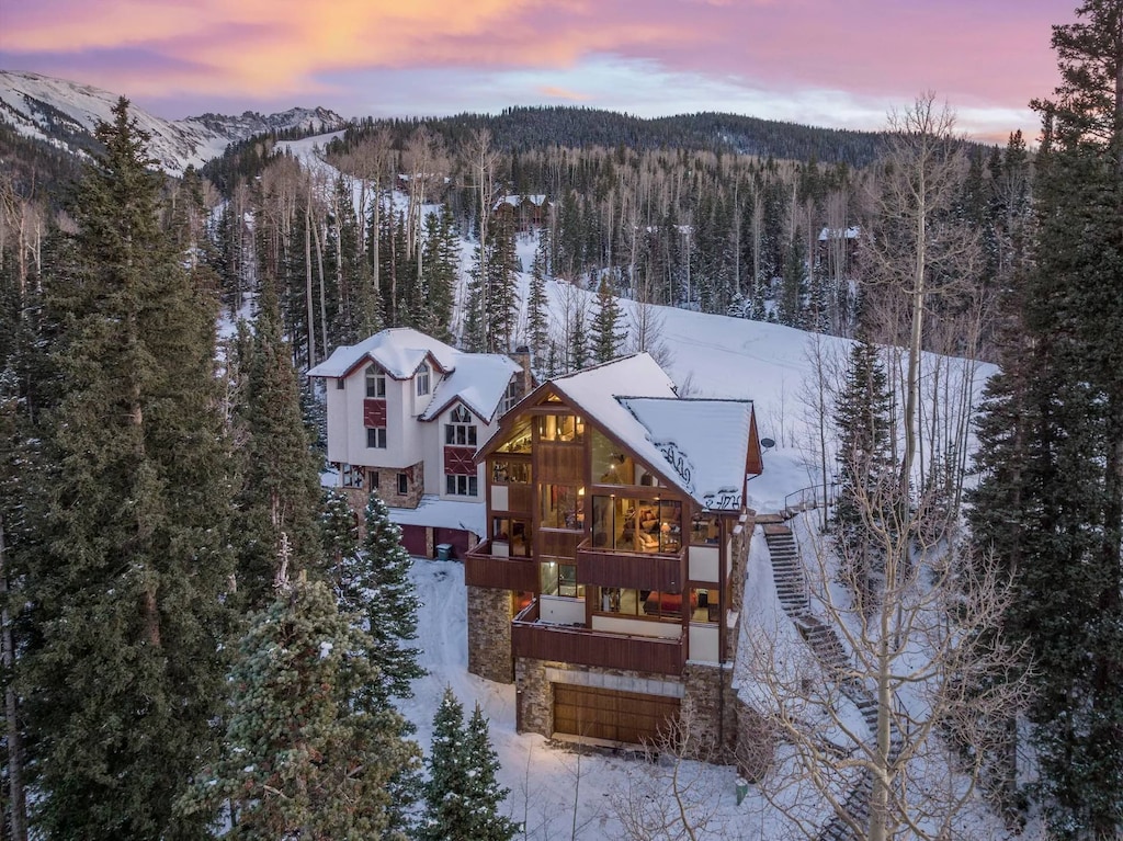 Perched high on the side of the Sundance ski run, Slopeside Chalet is an epic base for your Telluride ski vacation.