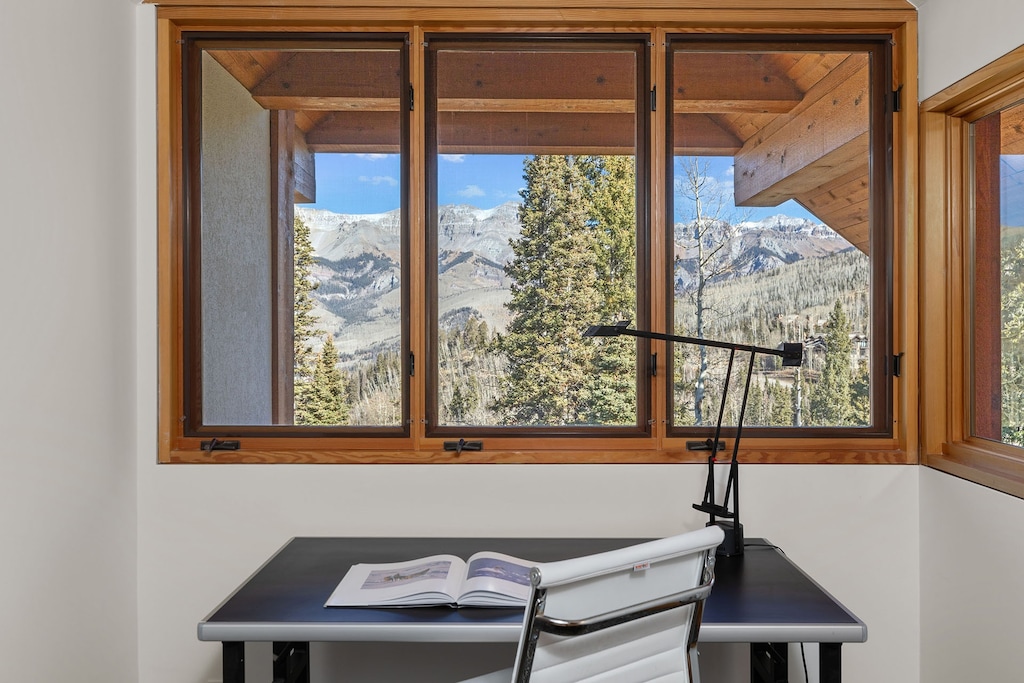 Epic views from the loft/office.