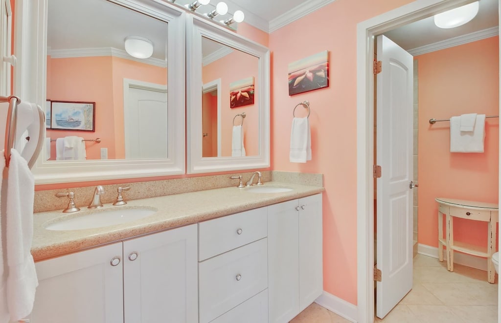 Master bathroom.