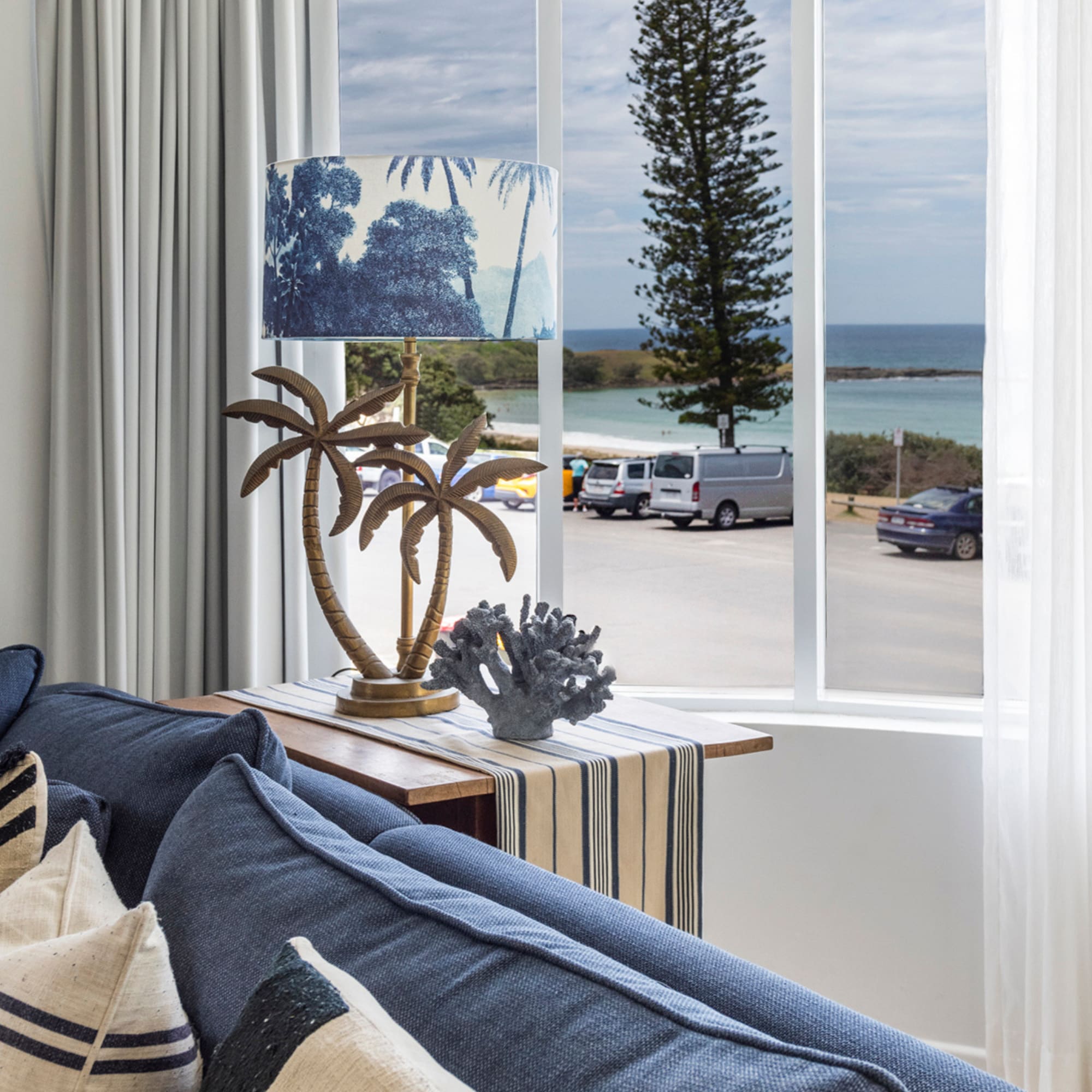 La Ronde Three - Yamba beachside accommodation - Ocean views from living room