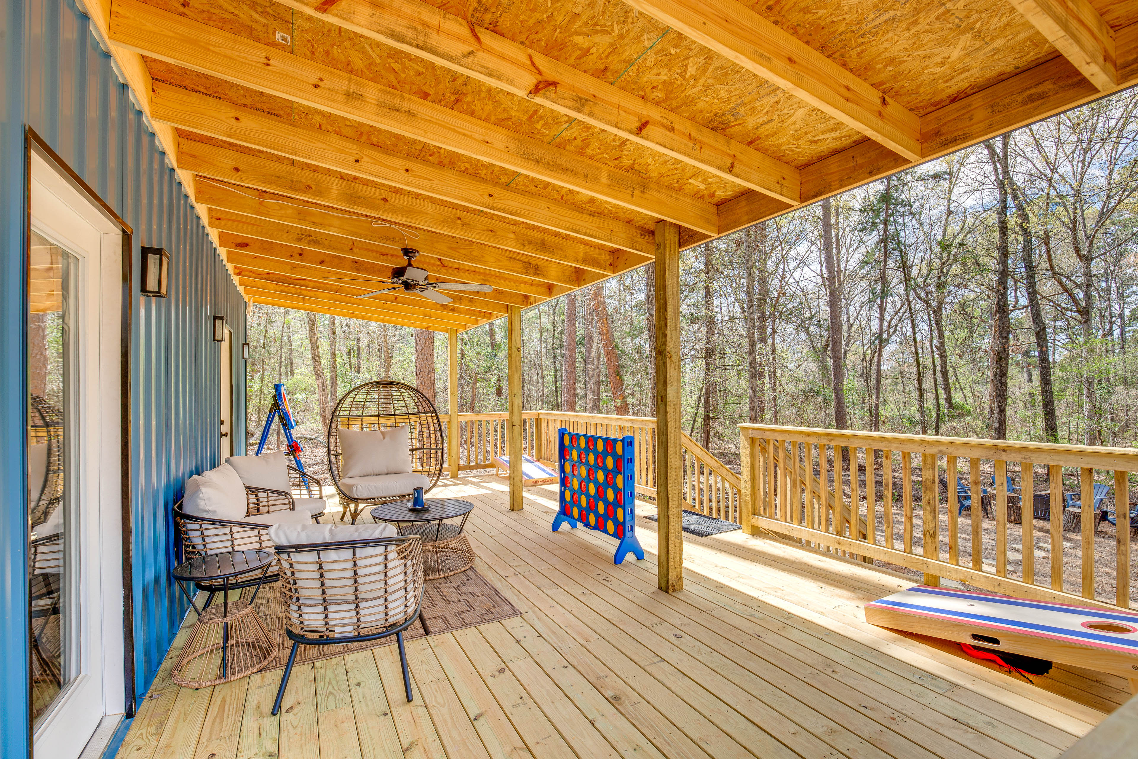 Property Image 2 - Winnsboro Barndominium w/ Fire Pit & Large Deck!