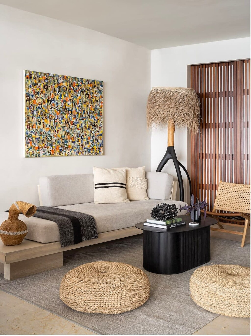 Sala con increíble decoración