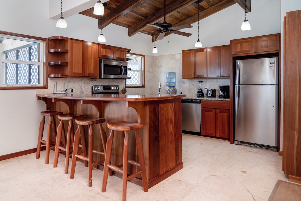 Kitchen bar seating for 4