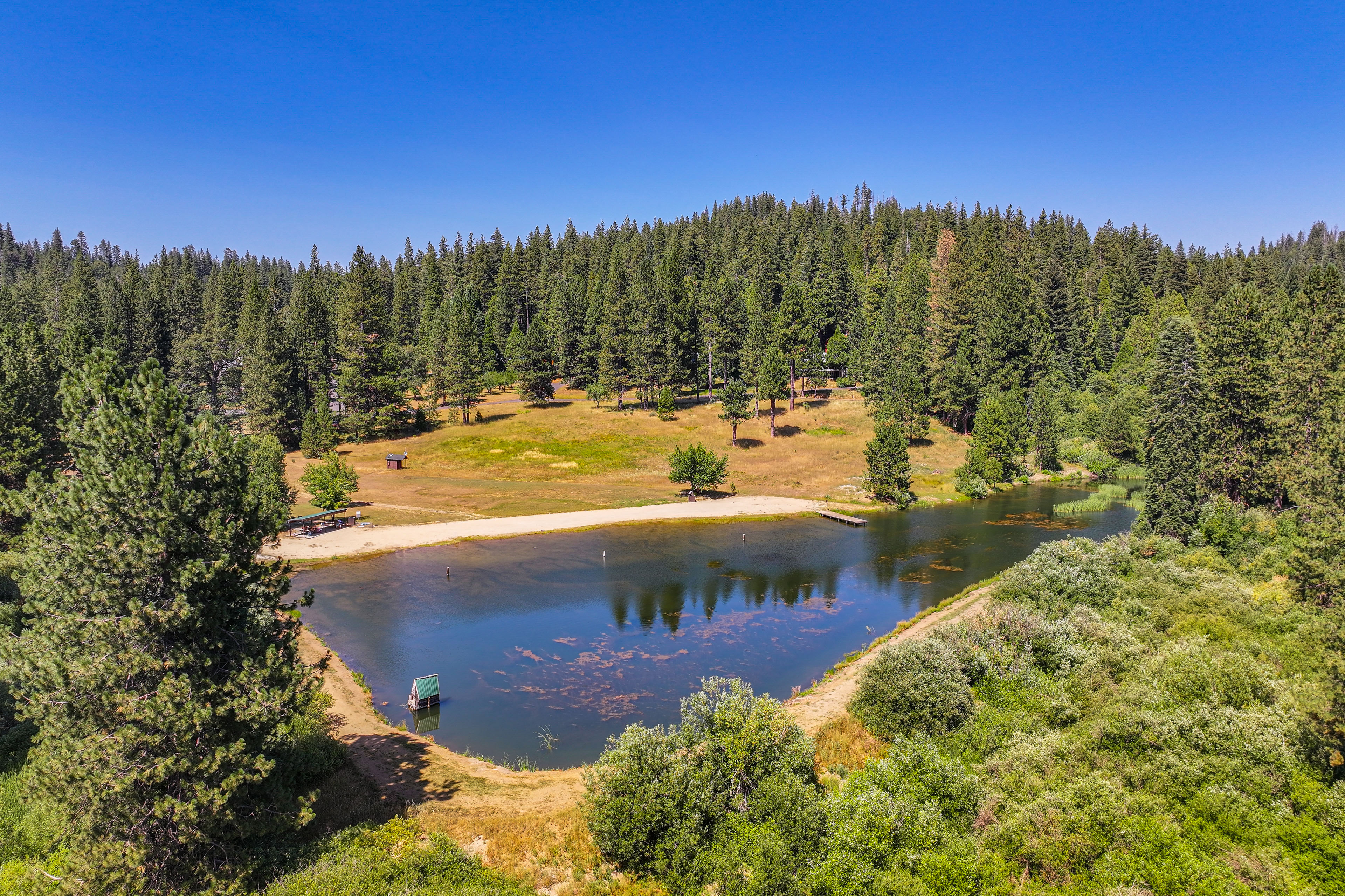 Property Image 2 - California Mountain Cabin w/ Lake Access & Deck!