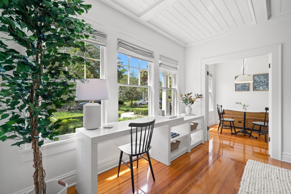 Desk Overlooking Historic Hyde Park