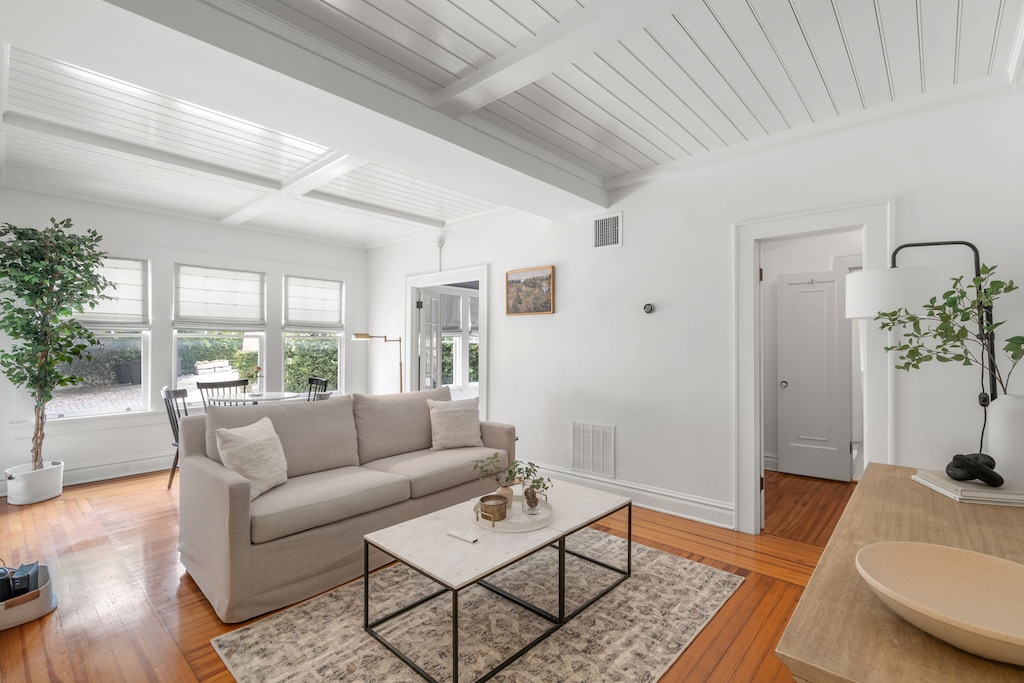 Sunlit Living and Dining Area